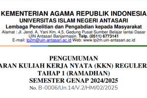 Pengumuman Pendaftaran KKN Genap 2024-2025 2