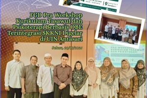 FGD Pra Workshop Kurikulum Tasawuf dan Psikoterapi Berbasis OBE Terintegrasi SKKNI Digelar di UIN Antasari