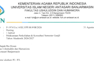 Pelaksanaan Perkuliahan & Konsultasi Semester Ganjil TA 2026/2027