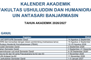 KALENDER AKADEMIK
